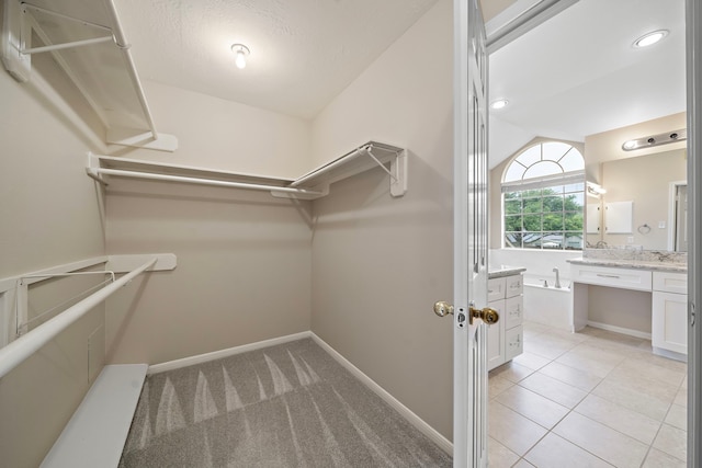 5411 Davids Bend Dr, Sugar Land, TX 77479 - spacious closet with vaulted ceiling