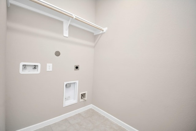 22006 Big Sky Dr, Tomball, TX 77375 - washroom featuring hookup for an electric dryer and washer hookup