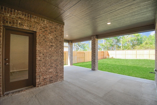 22006 Big Sky Dr, Tomball, TX 77375 - fenced backyard featuring a patio