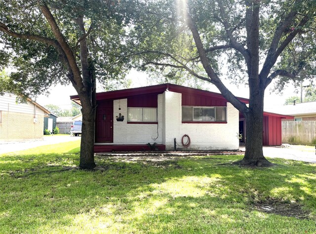 12332 Kayla Ln, Houston, TX 77015 - view of front of home featuring brick siding