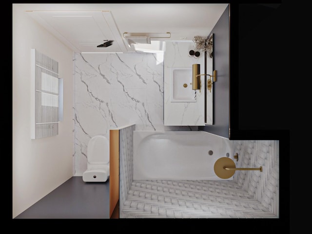 2428 Ella Blvd, Houston, TX 77008 - full bathroom featuring a shower