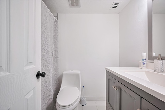 10174 Beekman Place Dr, Houston, TX 77043 - bathroom with vanity and tile patterned floors