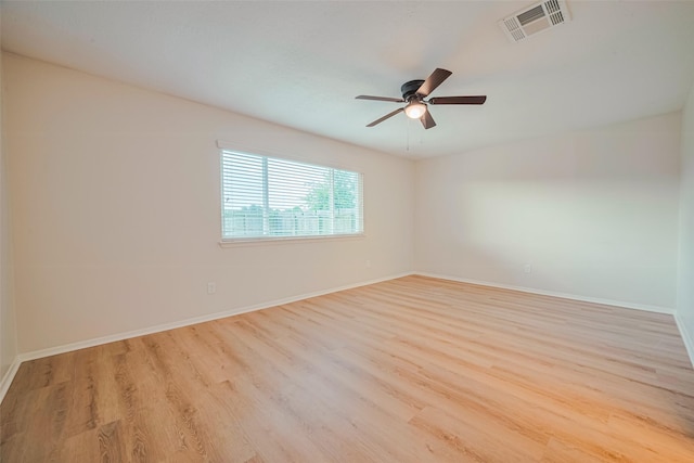 19718 Franz Rd, Houston, TX 77084 - unfurnished room with light wood-style floors and ceiling fan