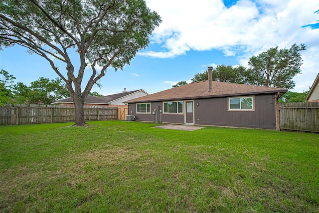 19718 Franz Rd, Houston, TX 77084 - back of house with a fenced backyard and a patio