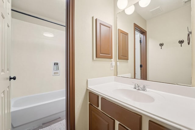 3211 Waterglen Ct, League City, TX 77573 - bathroom featuring vanity and shower / bath combination