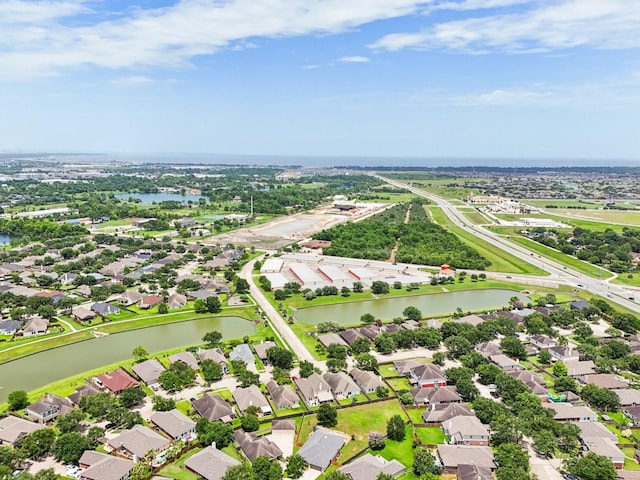 3211 Waterglen Ct, League City, TX 77573 - aerial view of residential area featuring a nearby body of water