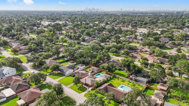 2119 Latexo Dr, Houston, TX 77018 - aerial perspective of suburban area