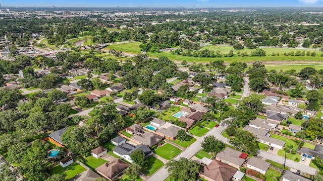 2119 Latexo Dr, Houston, TX 77018 - aerial view of property's location with nearby suburban area