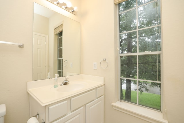 14310 Saint Pierre Ln, Cypress, TX 77429 - bathroom with vanity and toilet