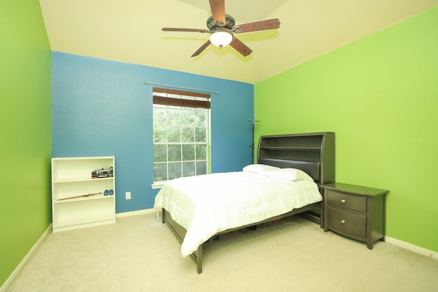 14310 Saint Pierre Ln, Cypress, TX 77429 - carpeted bedroom with baseboards and a ceiling fan