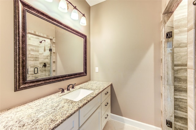 6506 Camillia Ct, Katy, TX 77493 - full bathroom featuring a stall shower and vanity