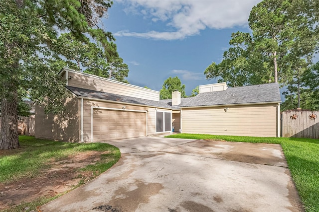 16318 Spinnaker Dr, Crosby, TX 77532 - garage with concrete driveway