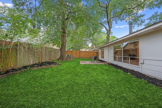 4519 Pineville Ln, Spring, TX 77388 - fenced backyard featuring a patio area