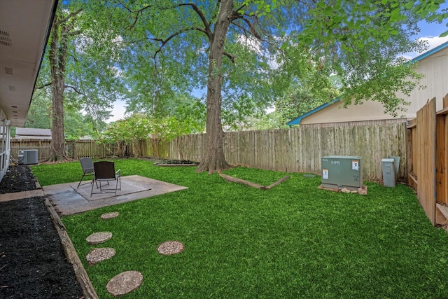4519 Pineville Ln, Spring, TX 77388 - fenced backyard with a patio area