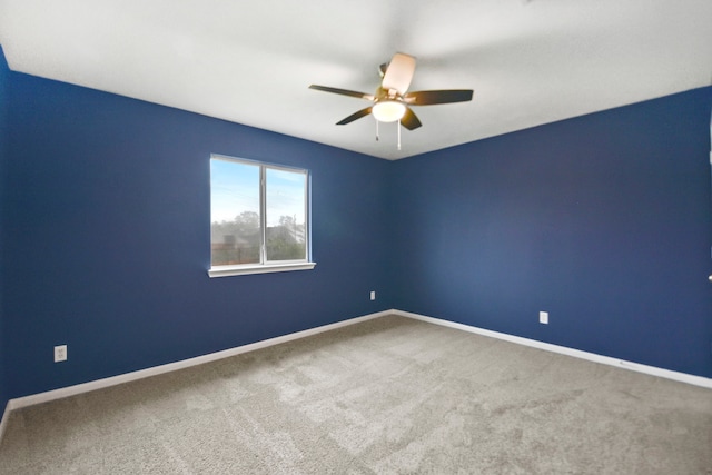 8207 Miramar Crest Ct, Tomball, TX 77375 - unfurnished room featuring ceiling fan and carpet flooring