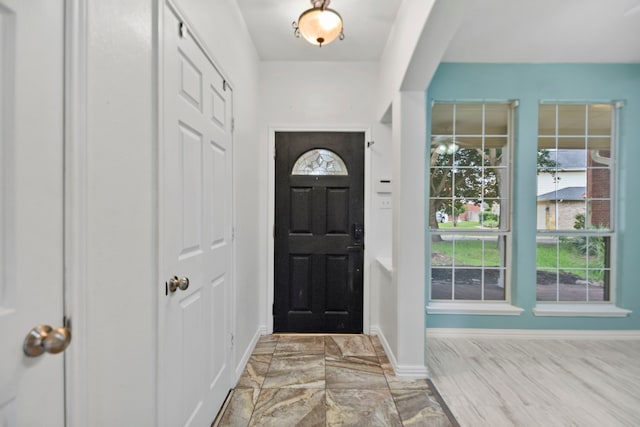 8207 Miramar Crest Ct, Tomball, TX 77375 - foyer with baseboards