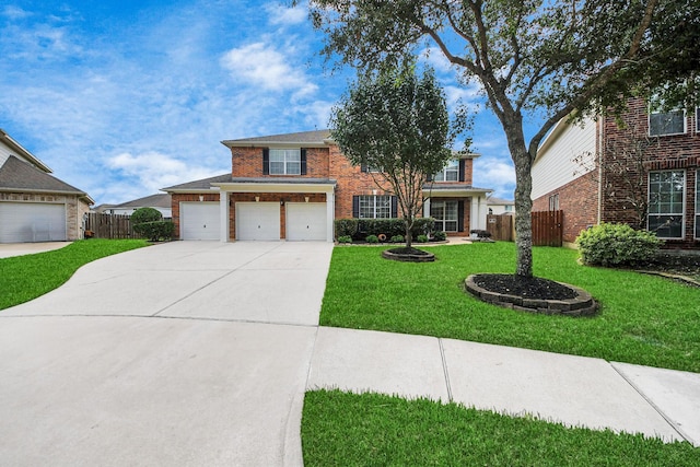 13710 Breezy Meadow Ct, Houston, TX 77044 - traditional home featuring driveway and brick siding