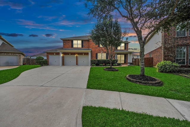 13710 Breezy Meadow Ct, Houston, TX 77044 - traditional-style house featuring brick siding and driveway