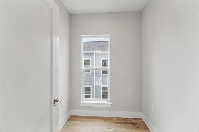 919 W 16th St Unit C, Houston, TX 77008 - unfurnished room with light wood-style flooring and baseboards
