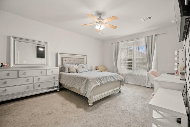 4738 Alluvial Cir, Alvin, TX 77511 - bedroom featuring carpet floors and a ceiling fan
