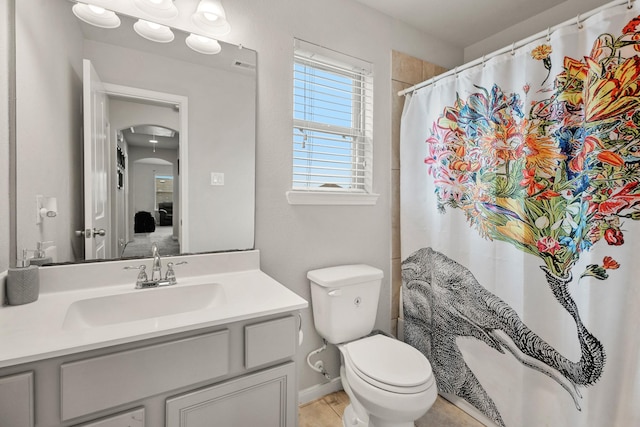 4738 Alluvial Cir, Alvin, TX 77511 - bathroom with vanity and a shower with shower curtain