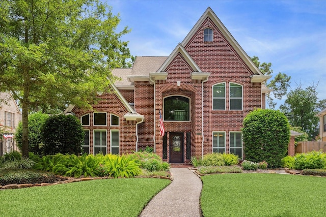 13307 Oddom Ct, Cypress, TX 77429 - view of front of house featuring brick siding and roof with shingles