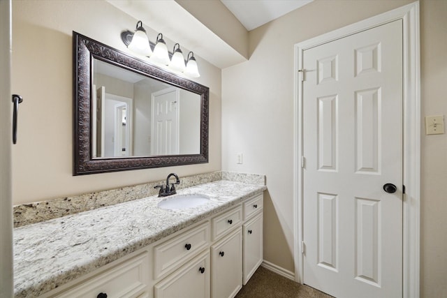 13307 Oddom Ct, Cypress, TX 77429 - bathroom with vanity and baseboards