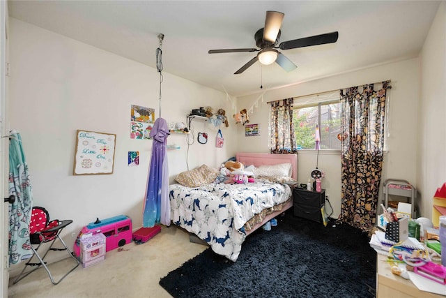 3618 Coltwood Dr, Spring, TX 77388 - bedroom featuring carpet flooring and ceiling fan