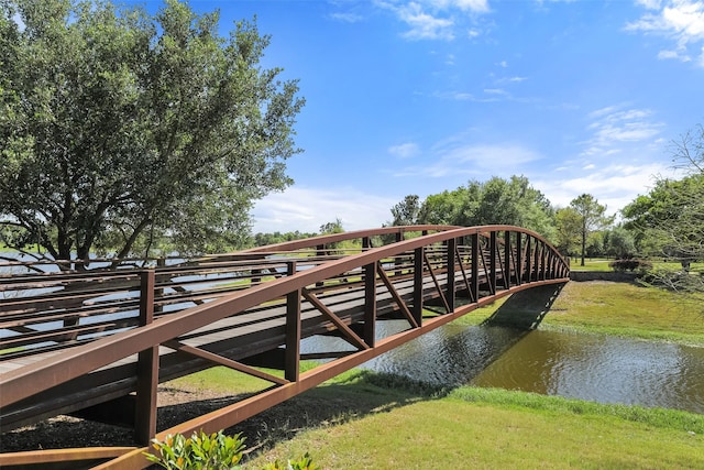 12106 Coldwater Cove Ln, Cypress, TX 77433 - dock featuring a water view