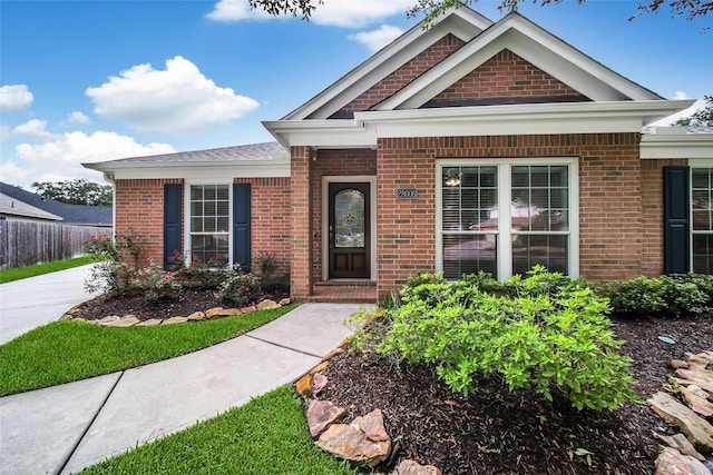 28006 Brendon Trail Ct, Spring, TX 77386 - view of front of home featuring brick siding