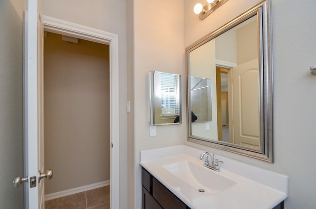 3238 Montclair Orchard Trce, Spring, TX 77386 - bathroom with vanity and tile patterned flooring