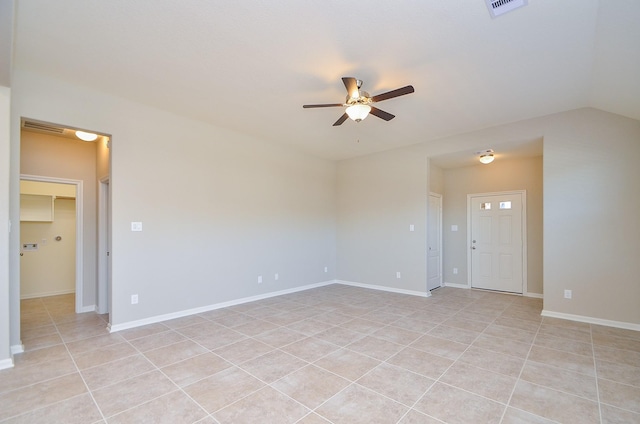 3238 Montclair Orchard Trce, Spring, TX 77386 - spare room with ceiling fan and light tile patterned floors