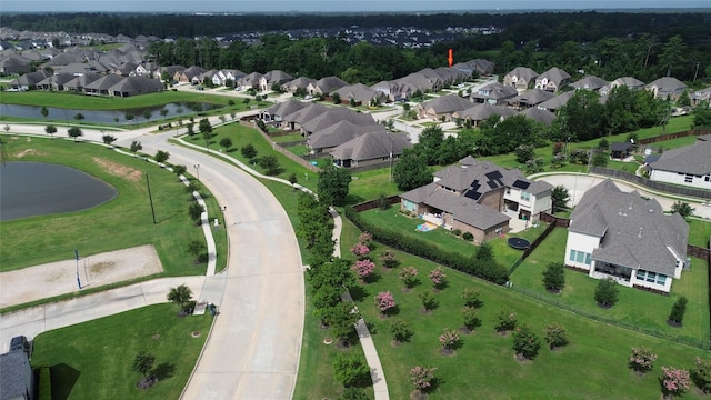 9327 Victory Canyon Ln, Tomball, TX 77375 - aerial view of property and surrounding area with nearby suburban area and a large body of water