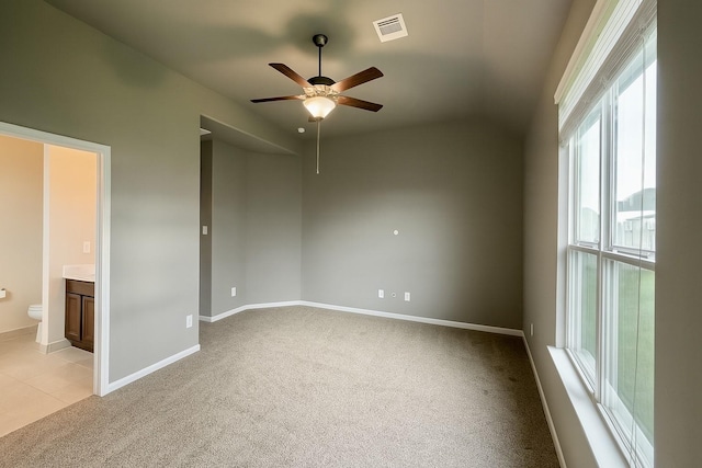3543 Paganini Pl, Katy, TX 77493 - spare room with light carpet, healthy amount of natural light, and ceiling fan