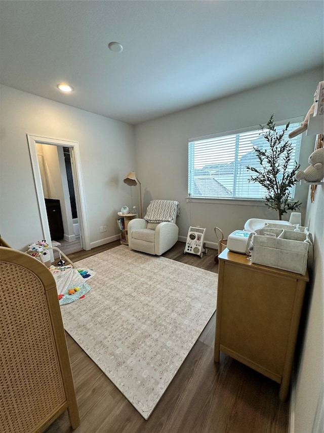 311 Eado Park Cir, Houston, TX 77020 - living room featuring wood finished floors and recessed lighting