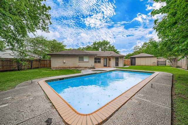 13506 Sherwood St, Sugar Land, TX 77498 - view of pool featuring a fenced backyard