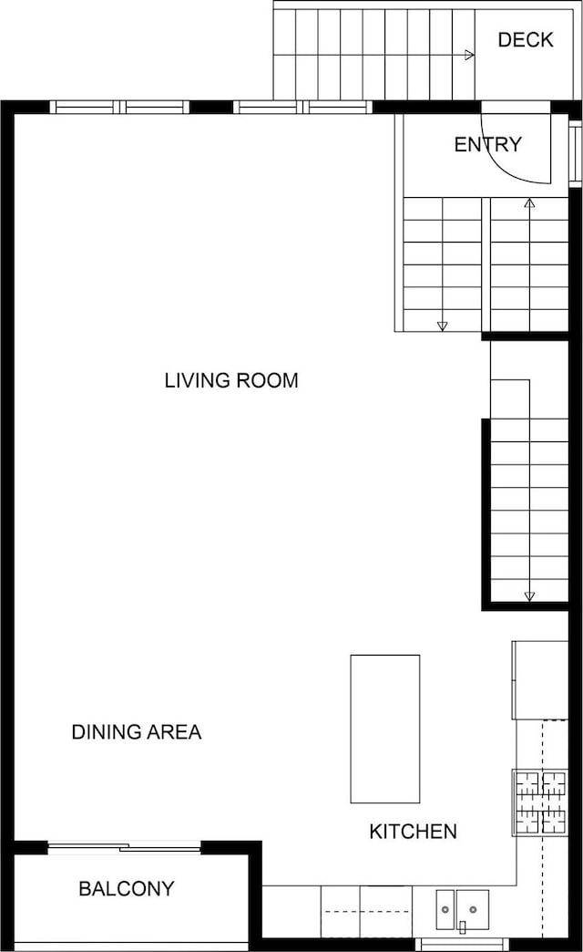 2010 Blodgett St Unit G, Houston, TX 77004 - view of floor plan / room layout