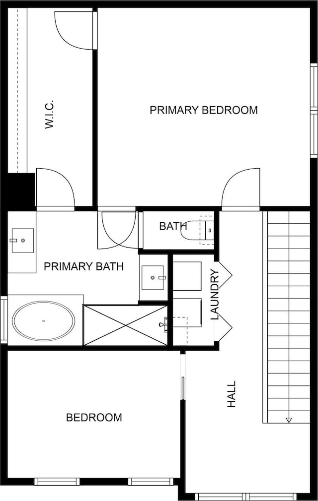 2010 Blodgett St Unit G, Houston, TX 77004 - view of floor plan / room layout