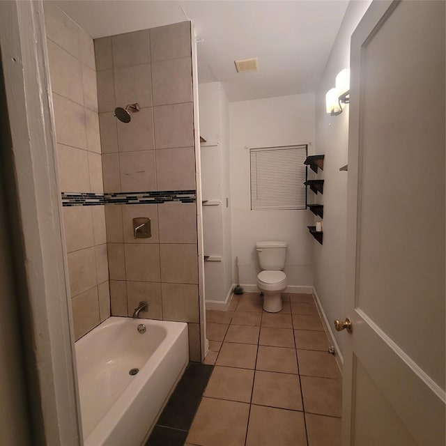 1814 Gano St, Houston, TX 77009 - bathroom with tile patterned flooring and shower / washtub combination