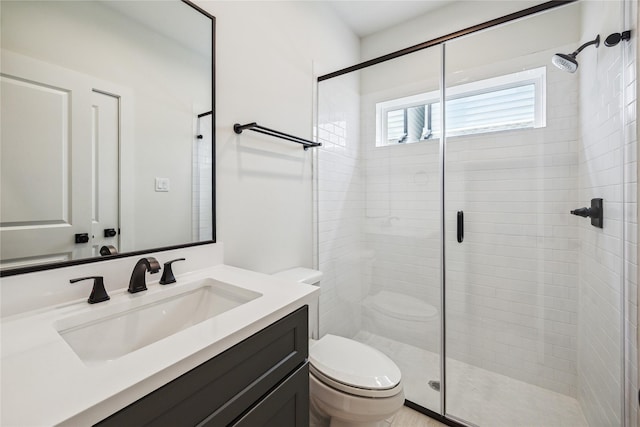 5506B Wheatley St, Houston, TX 77091 - full bathroom featuring a shower stall and vanity