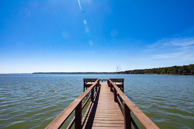 150 Edgewater Way, Point Blank, TX 77364 - dock with a water view