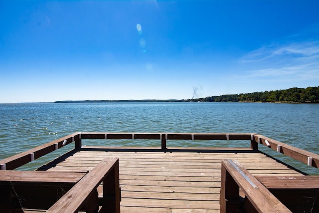 150 Edgewater Way, Point Blank, TX 77364 - dock with a water view