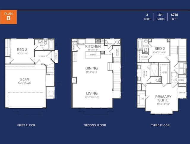 2125D Hoskins Dr, Houston, TX 77080 - view of home floor plan