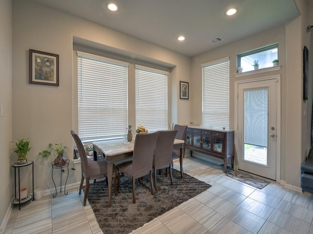 6127 Rosehill Harvest Loop, Katy, TX 77493 - dining room with recessed lighting and baseboards