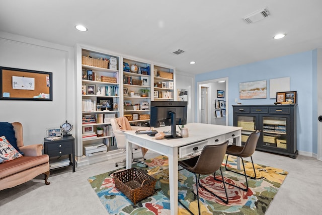 2413 Sawgrass Ct, League City, TX 77573 - office space featuring light carpet and recessed lighting