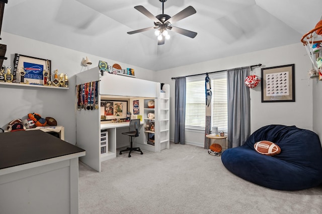 2413 Sawgrass Ct, League City, TX 77573 - office with light carpet and ceiling fan