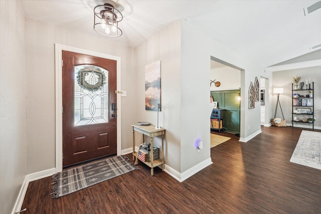 12502 Nova Dr, Houston, TX 77077 - foyer entrance with wood finished floors and lofted ceiling
