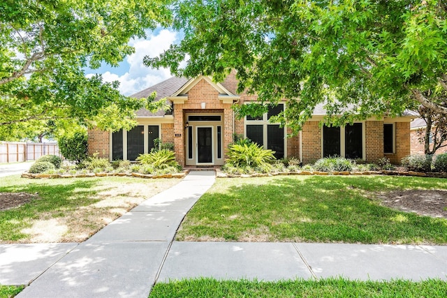 109 Smokey Lake Ln, Dickinson, TX 77539 - view of front facade with brick siding