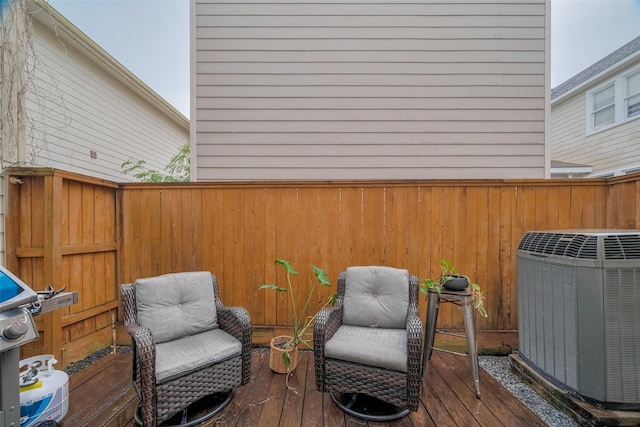 308 Dennis St, Houston, TX 77006 - wooden deck with a grill
