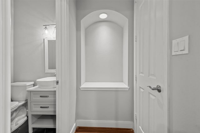 2338 Bastrop St, Houston, TX 77004 - bathroom featuring vanity and toilet